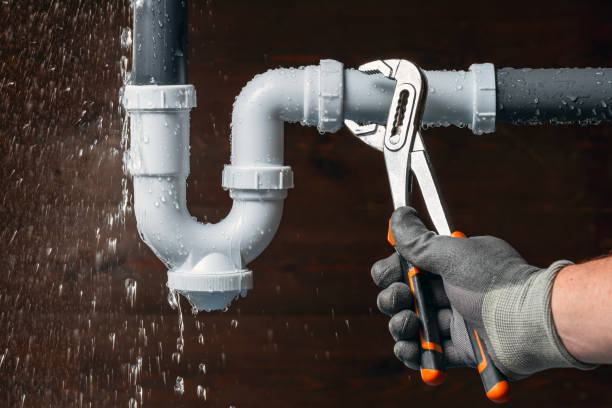 Professional Sewer Line Repair technician working in Medfield, MA